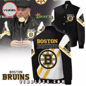 Jim Montgomery Coach Boston Bruins Black Baseball Jacket 1 Pkshm.jpg - demo10