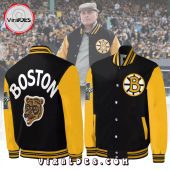 Jim Montgomery Coach Boston Bruins Gold Baseball Jacket 2 Fce5o.jpg - demo10