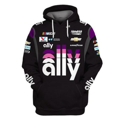 Nascar Ally Branded Unisex 3d Hoodie