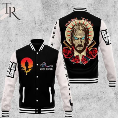 John Wick Baba Yaga Custom Name Baseball Jacket