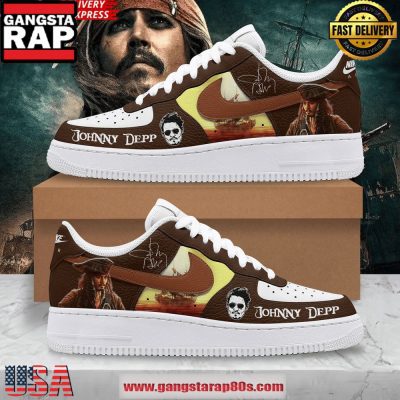 Johnny Depp Limited Edition Air Force 1 Shoes Running Sneakers