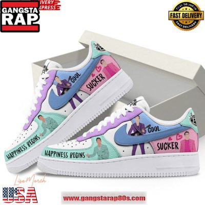 Jonas Brothers Pop Band Limited Air Force 1 Running Sneakers Shoes