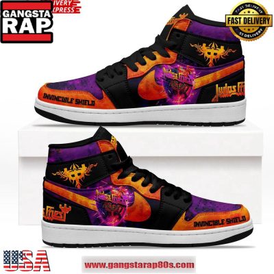 Judas Priest ?Invincible Shield? Limited Air Jordan 1 Sneakers Shoes