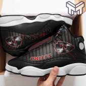 Kansas City Chiefs Air Jordan 13nfl Big Logo Football White Black J13 Shoes 1.jpg - demo10