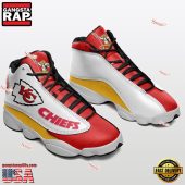 NFL Kansas City Chiefs New Design Air Jordan 13 Running Sneakers Shoes For Fans