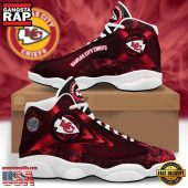 NFL Kansas City Chiefs New Design Air Jordan 13 Running Sneakers Shoes For Fans