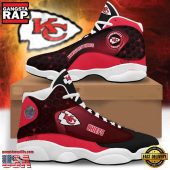 NFL Kansas City Chiefs New Design Air Jordan 13 Running Sneakers Shoes