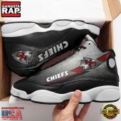 NFL Kansas City Chiefs New Design Air Jordan 13 Running Sneakers Shoes