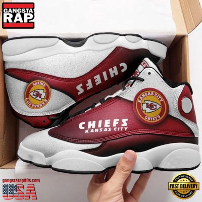 NFL Kansas City Chiefs Sport New Design Air Jordan 13 Running Sneakers Shoes