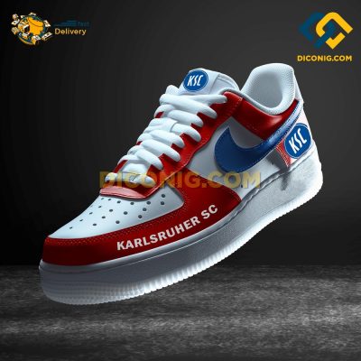 Karlsruher SC Custom Shoes Red Bundesliga Air Force 1 DICONIG FASHION