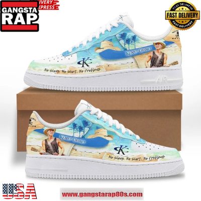 Kenny Chesney Island Vibes Limited Edition Air Force 1 Running Sneakers Shoes