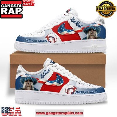 Kid Rock American Badass Air Force 1 Running Sneakers Shoes