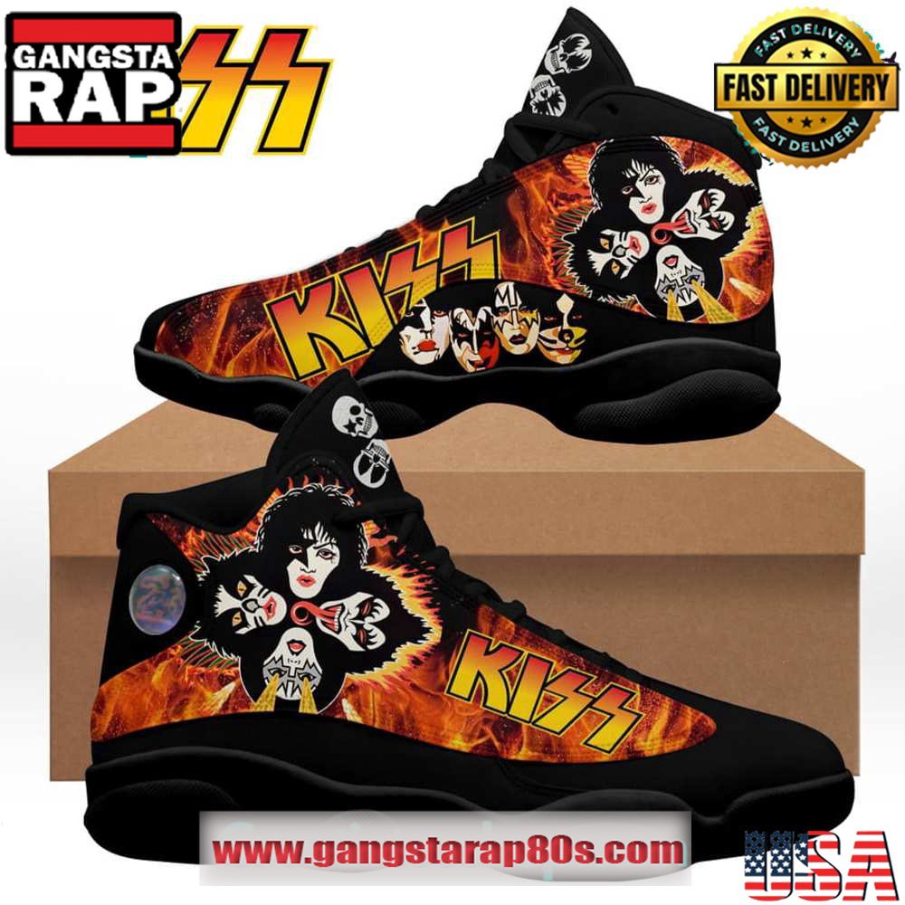 KISS Band Air Jordan 13 Sneakers Shoess KISS Band Air Jordan 13 Sneakers Shoess