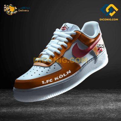 Koln Custom Shoes Orange Bundesliga Air Force 1 DICONIG FASHION