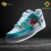 Koln Custom Shoes Teal Bundesliga Air Force 1 DICONIG FASHION
