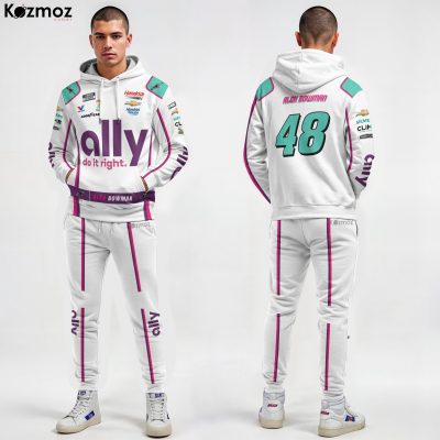 Alex Bowman Ally White Racing Costume 2023 Collection - NASCAR Racing Team