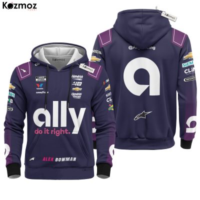 Alex Bowman Ally Purple Racing Costume 2024 Collection - NASCAR Racing Team