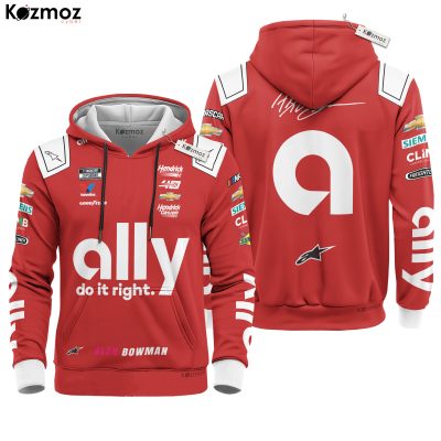 Alex Bowman Ally Red Racing Costume 2024 Collection - NASCAR Racing Suit