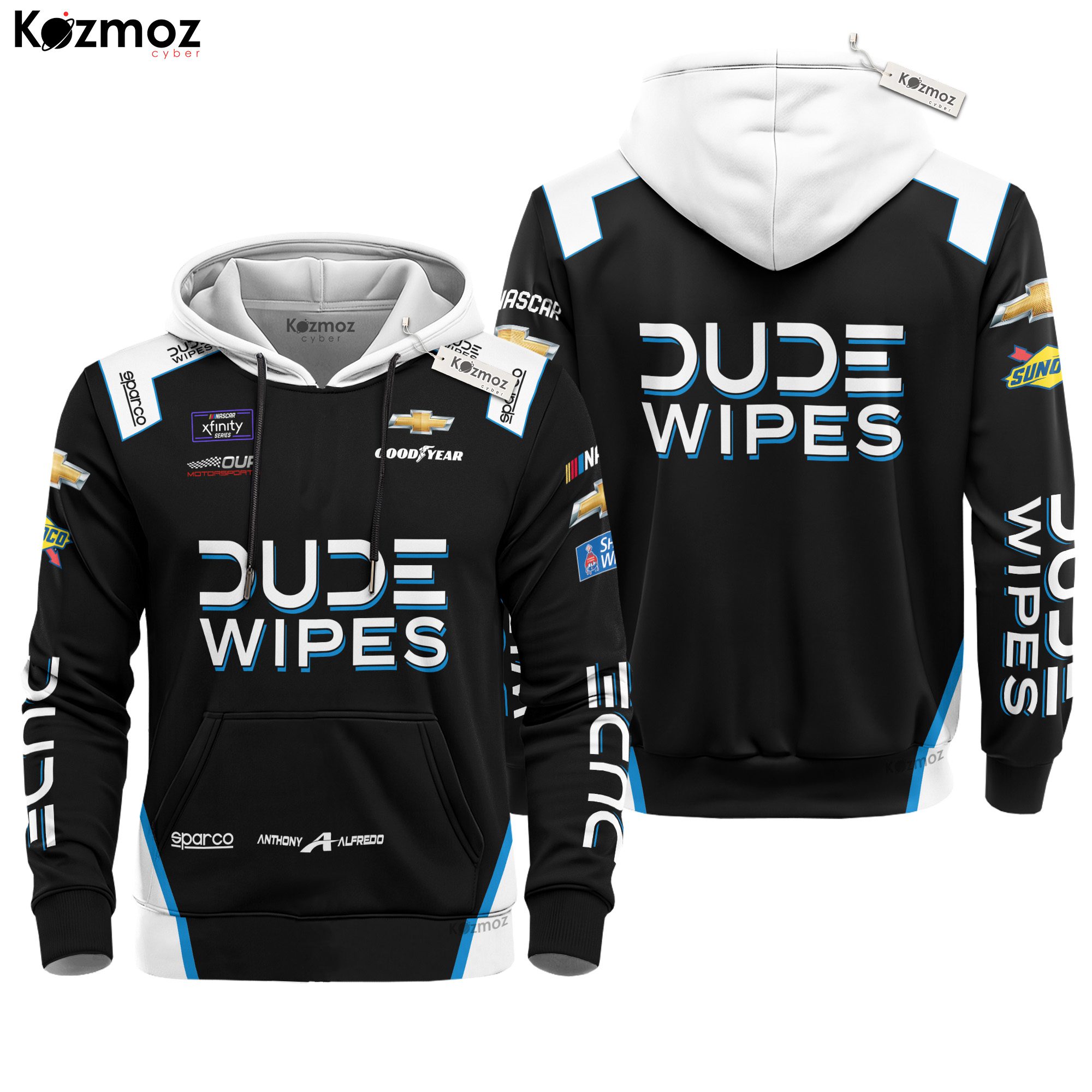 Anthony Alfredo Racing Costume Dude Wipes 2021 Collection - NASCAR Racing Team Anthony Alfredo Racing Costume Dude Wipes 2021 Collection - NASCAR Racing Team