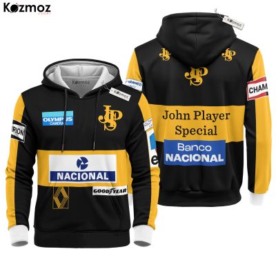 Ayrton Senna Racing Black Costume John Player Special 1985 Collection ? Lotus F1 Racing Team