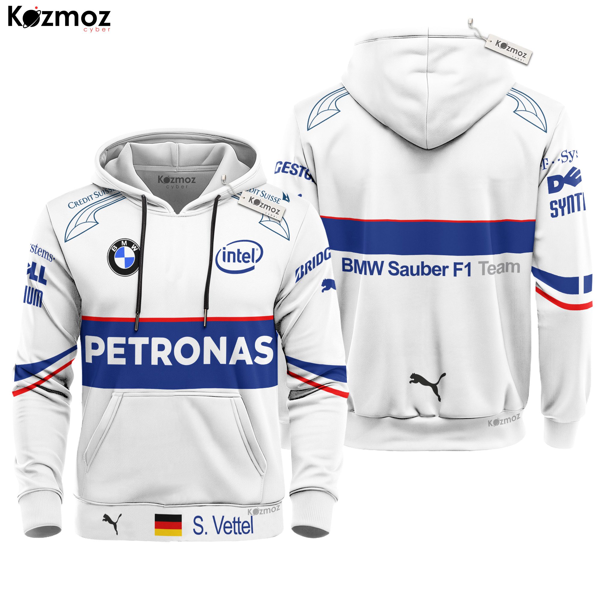 Sebastian Vettel Racing Costume Petronas 2007 Collection ? BMW Sauber F1 Racing Team Sebastian Vettel Racing Costume Petronas 2007 Collection ? BMW Sauber F1 Racing Team