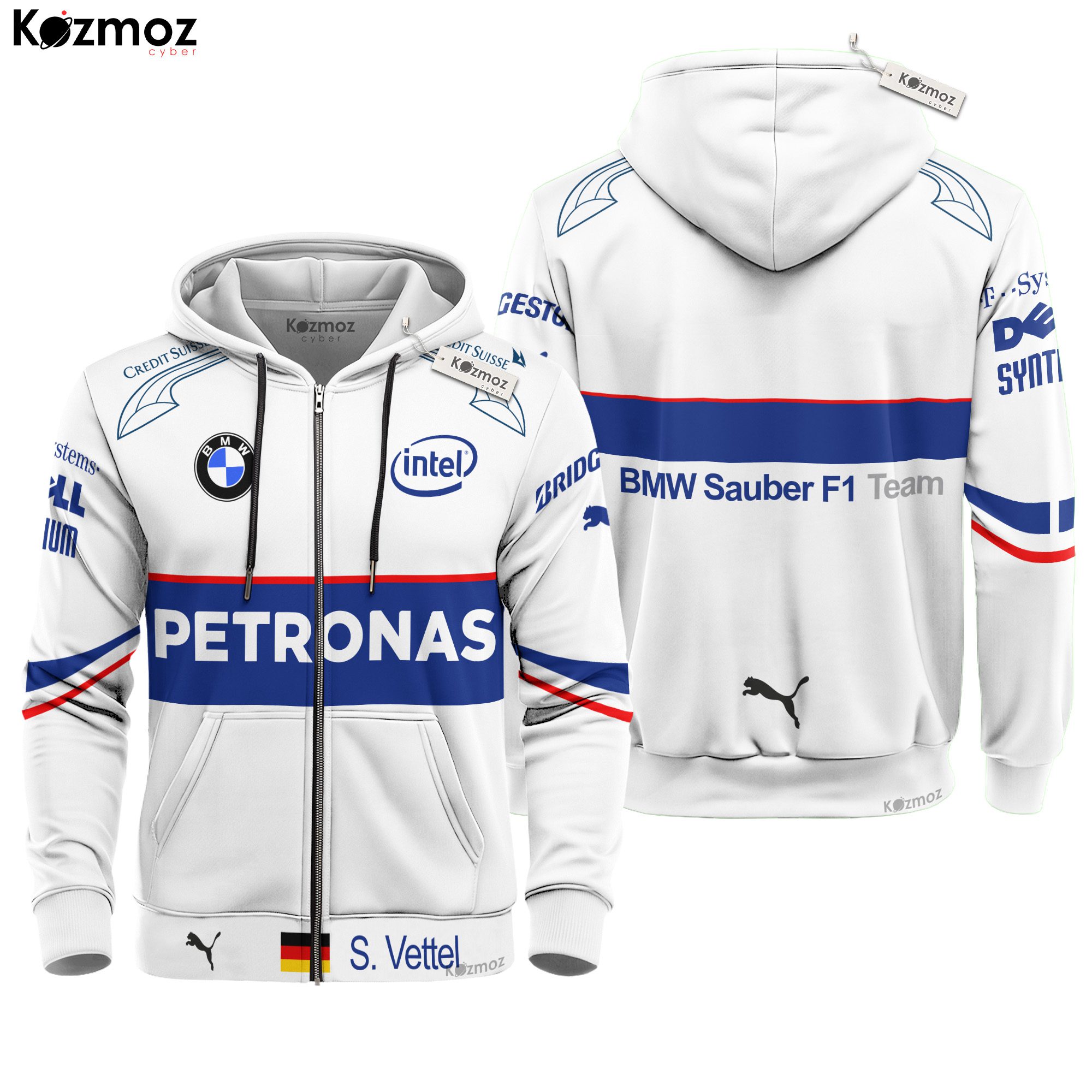 Sebastian Vettel Racing Costume Petronas 2007 Collection ? BMW Sauber F1 Racing Team Sebastian Vettel Racing Costume Petronas 2007 Collection ? BMW Sauber F1 Racing Team