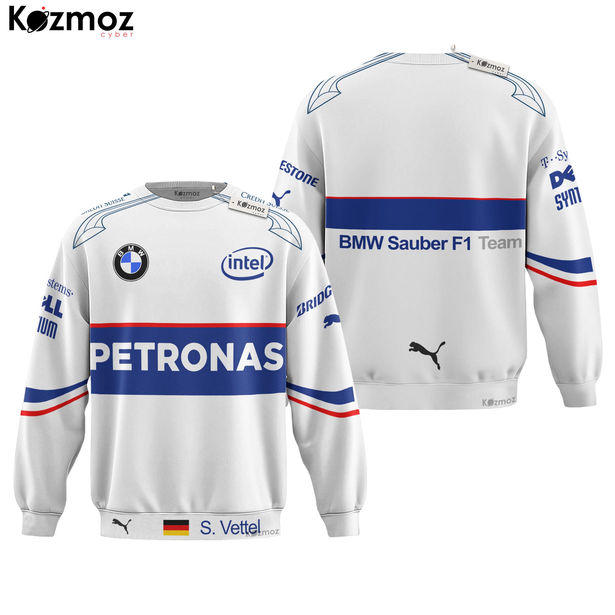 Sebastian Vettel Racing Costume Petronas 2007 Collection ? BMW Sauber F1 Racing Team Sebastian Vettel Racing Costume Petronas 2007 Collection ? BMW Sauber F1 Racing Team