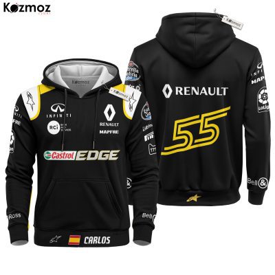 Carlos Sainz Racing Costume Castrol Edge 2018 Collection ? Renault F1 Racing Team
