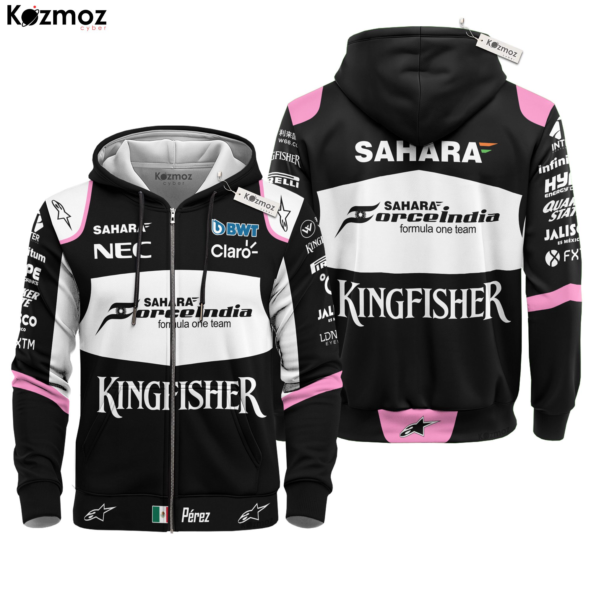 Sergio Perez Racing Costume 2017 Collection ? Force India F1 Racing Team Sergio Perez Racing Costume 2017 Collection ? Force India F1 Racing Team