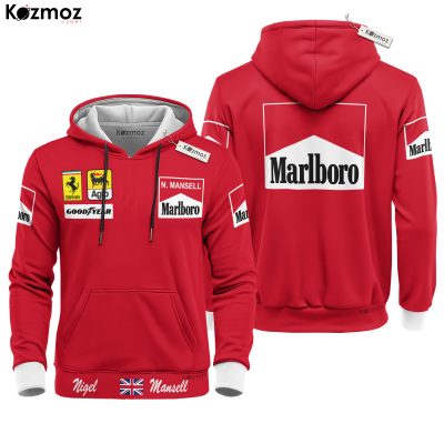 Nigel Mansell Racing Costume 1991 Embroidered Patches Go Kart Racing Uniform ? Go Kart Racing Team