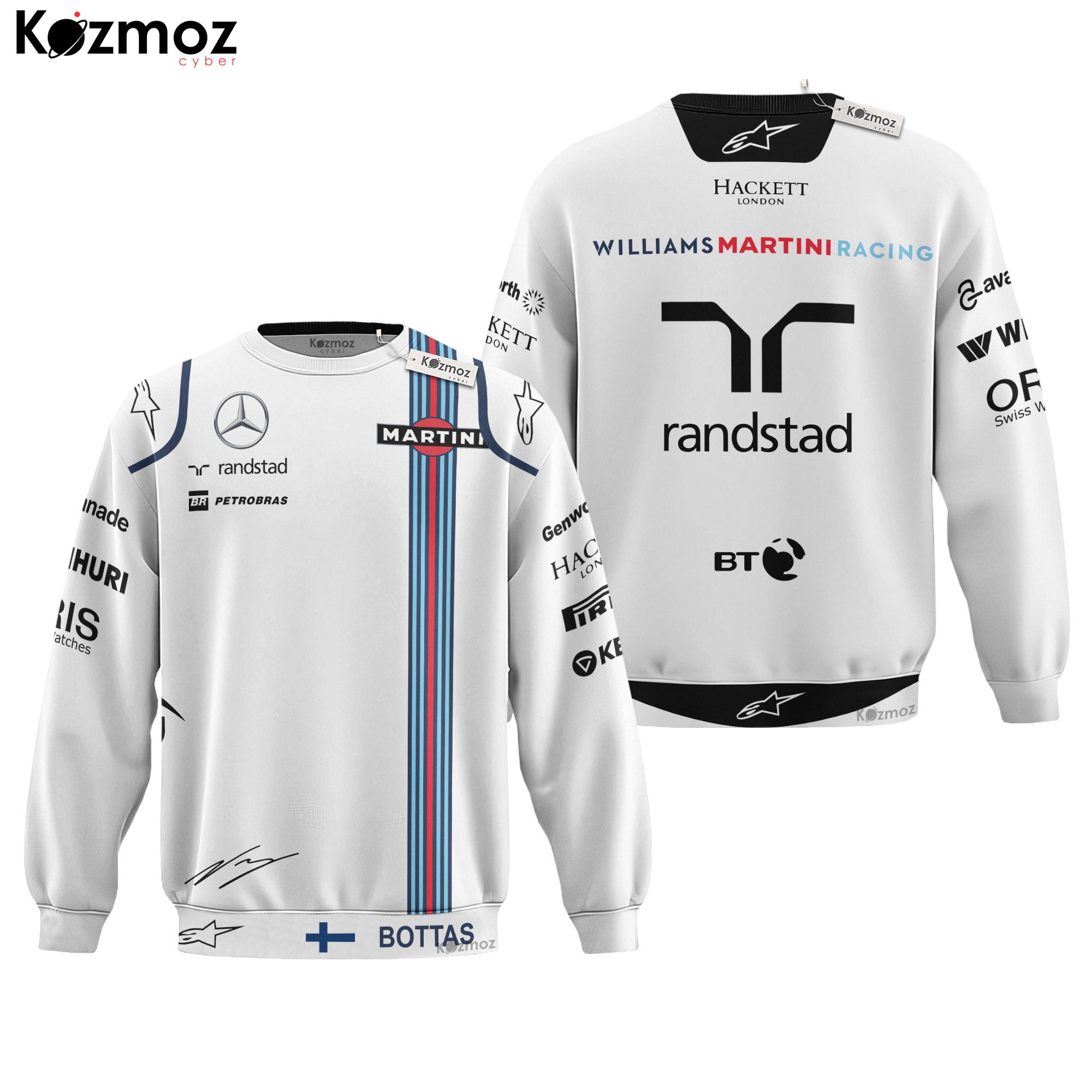 Valtteri Bottas Racing Costume Signed ? Williams F1 Racing Team Valtteri Bottas Racing Costume Signed ? Williams F1 Racing Team