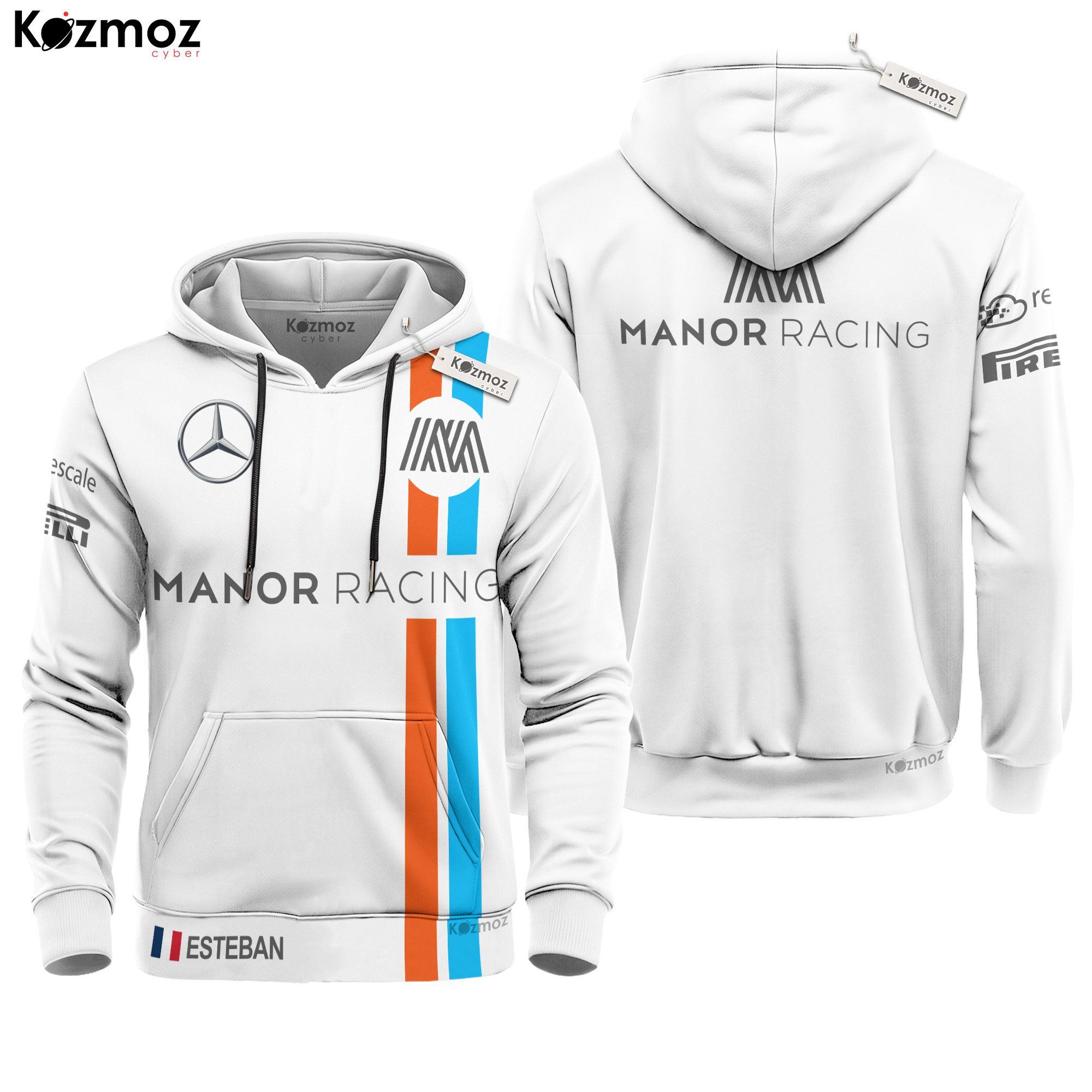 Esteban Ocon Racing Costume Manor 2016 F1 Racing Uniform ? Manor F1 Racing Team Esteban Ocon Racing Costume Manor 2016 F1 Racing Uniform ? Manor F1 Racing Team