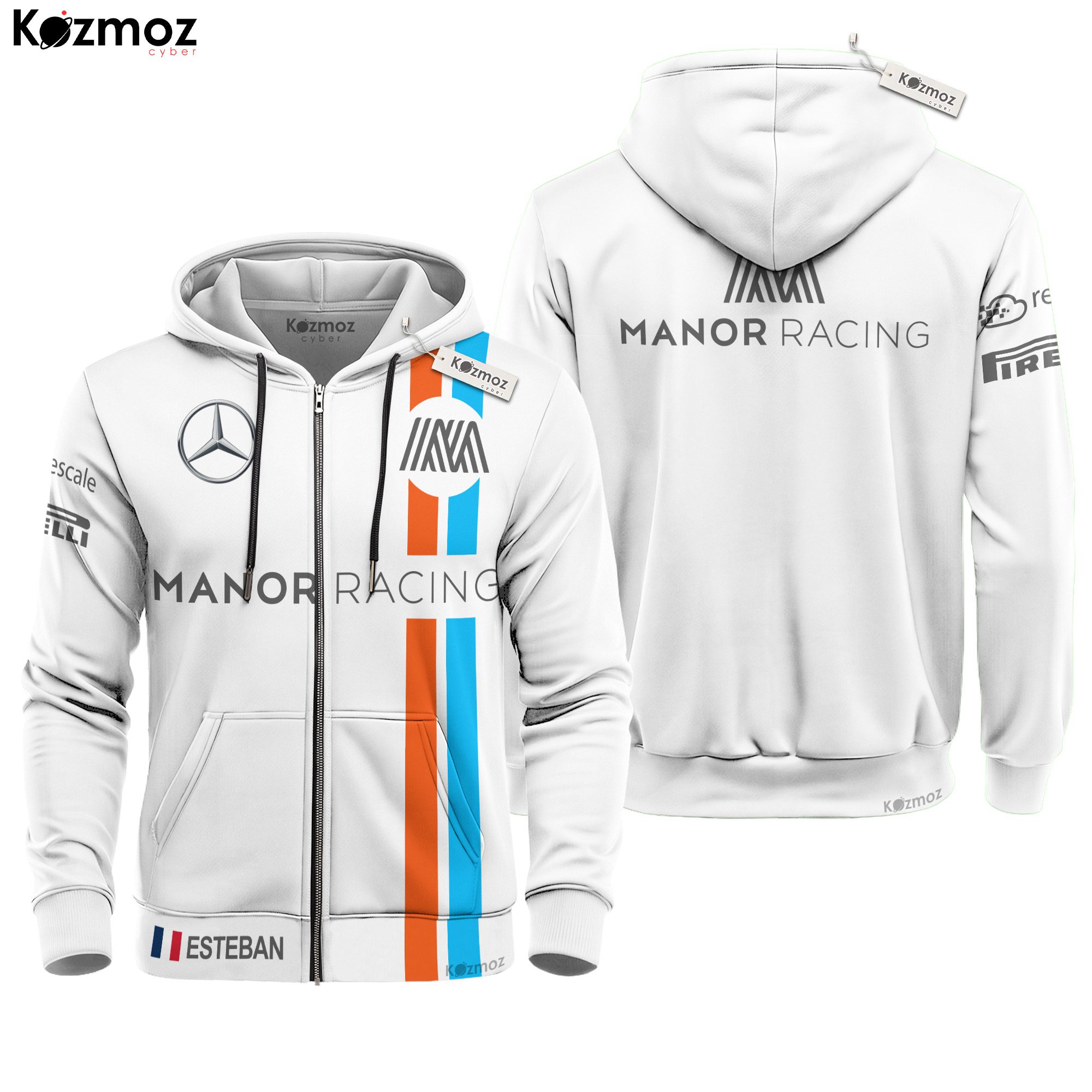 Esteban Ocon Racing Costume Manor 2016 F1 Racing Uniform ? Manor F1 Racing Team Esteban Ocon Racing Costume Manor 2016 F1 Racing Uniform ? Manor F1 Racing Team