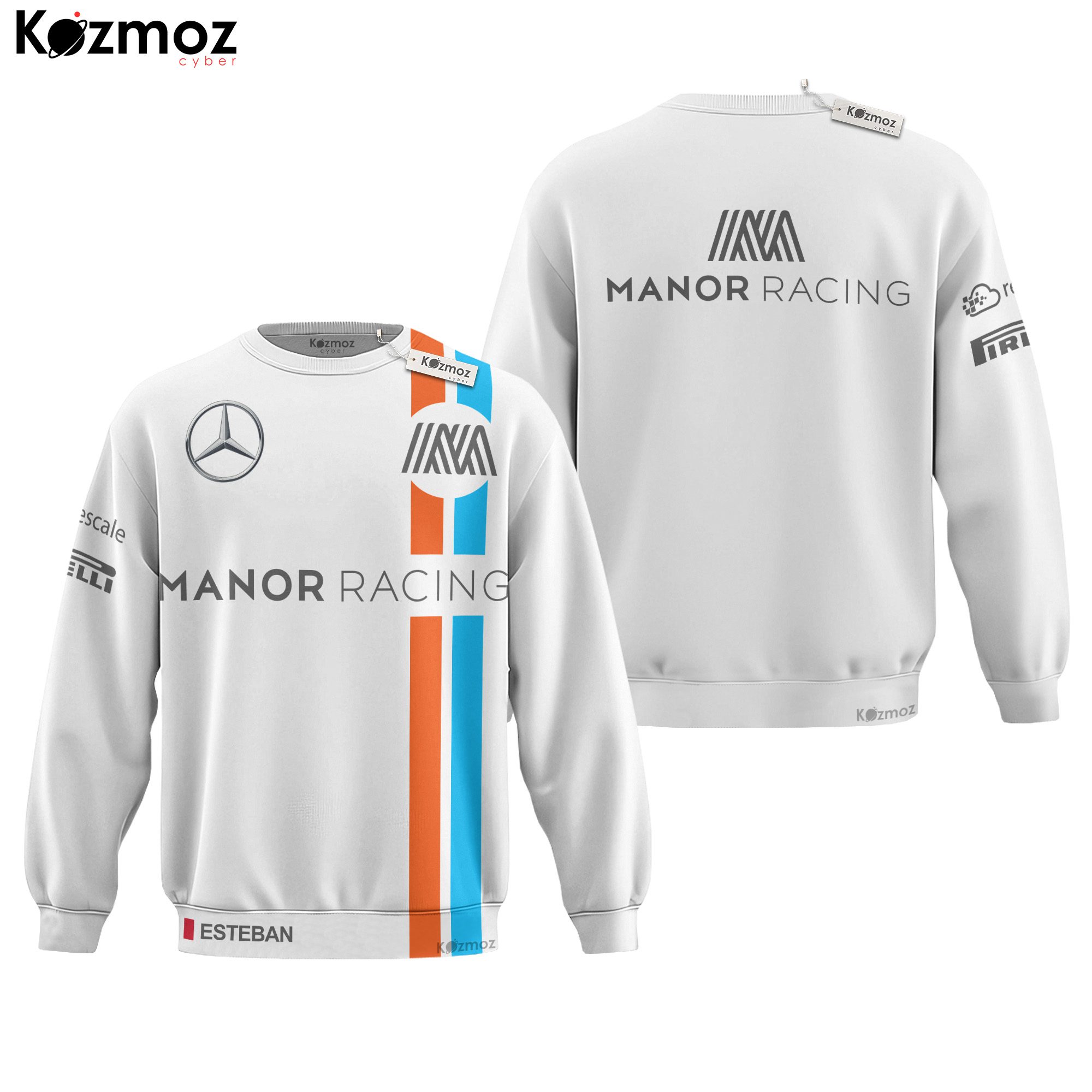 Esteban Ocon Racing Costume Manor 2016 F1 Racing Uniform ? Manor F1 Racing Team Esteban Ocon Racing Costume Manor 2016 F1 Racing Uniform ? Manor F1 Racing Team