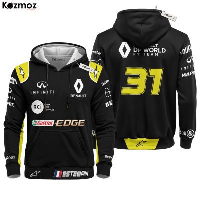 Esteban Ocon Racing Costume 2020 Renault F1 Race Suit Replica ? Renault F1 Racing Team