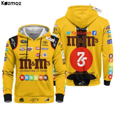 Kyle Busch Racing Costume Signed & Race-Used 2015 ? M&M's NASCAR Cup Series Racing Team