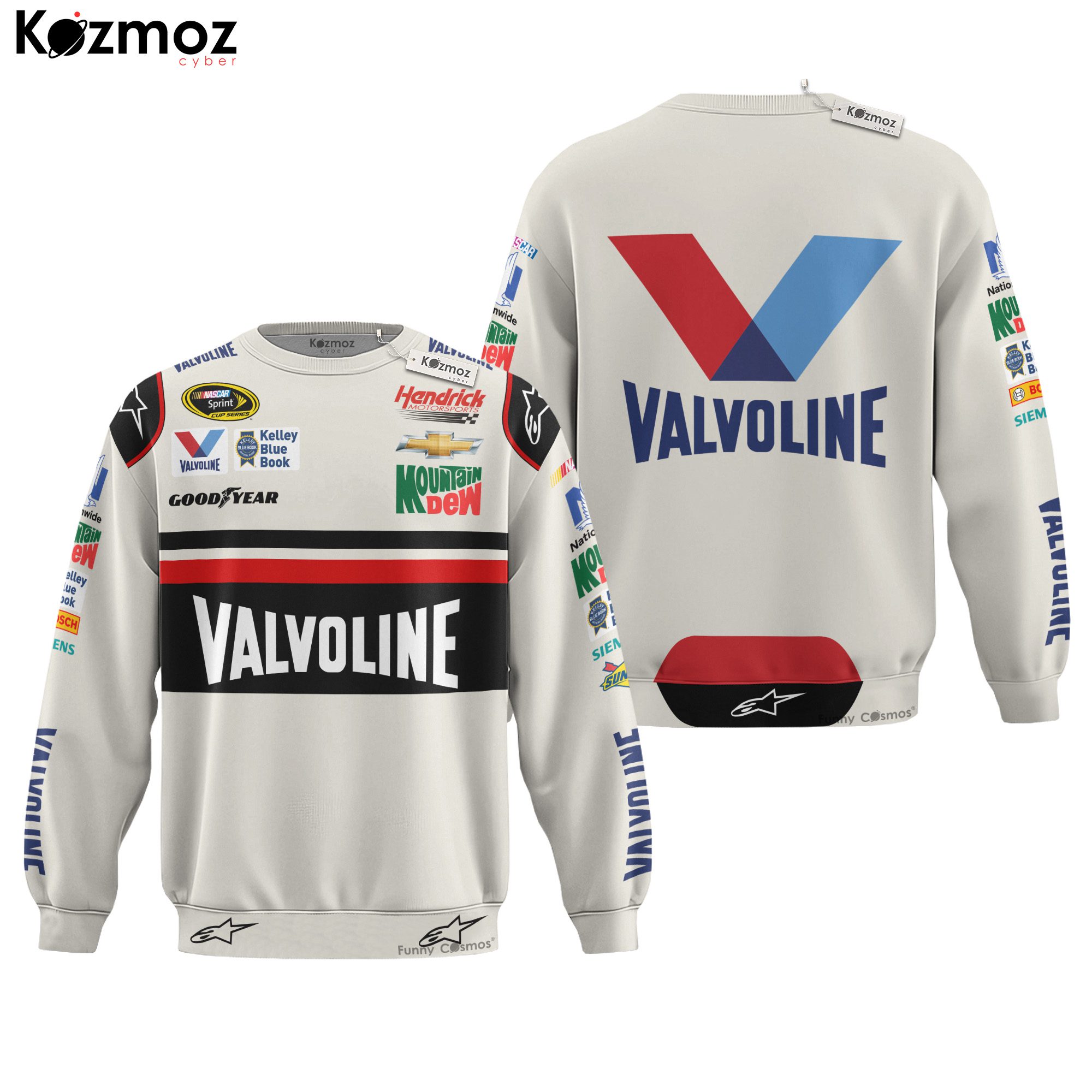 Dale Earnhardt Jr. Racing Firesuit Costume Darlington Race Used Valvoline 2015 Collection ? Hendrick Motorsports NASCAR Racing Team Dale Earnhardt Jr. Racing Firesuit Costume Darlington Race Used Valvoline 2015 Collection ? Hendrick Motorsports NASCAR Racing Team