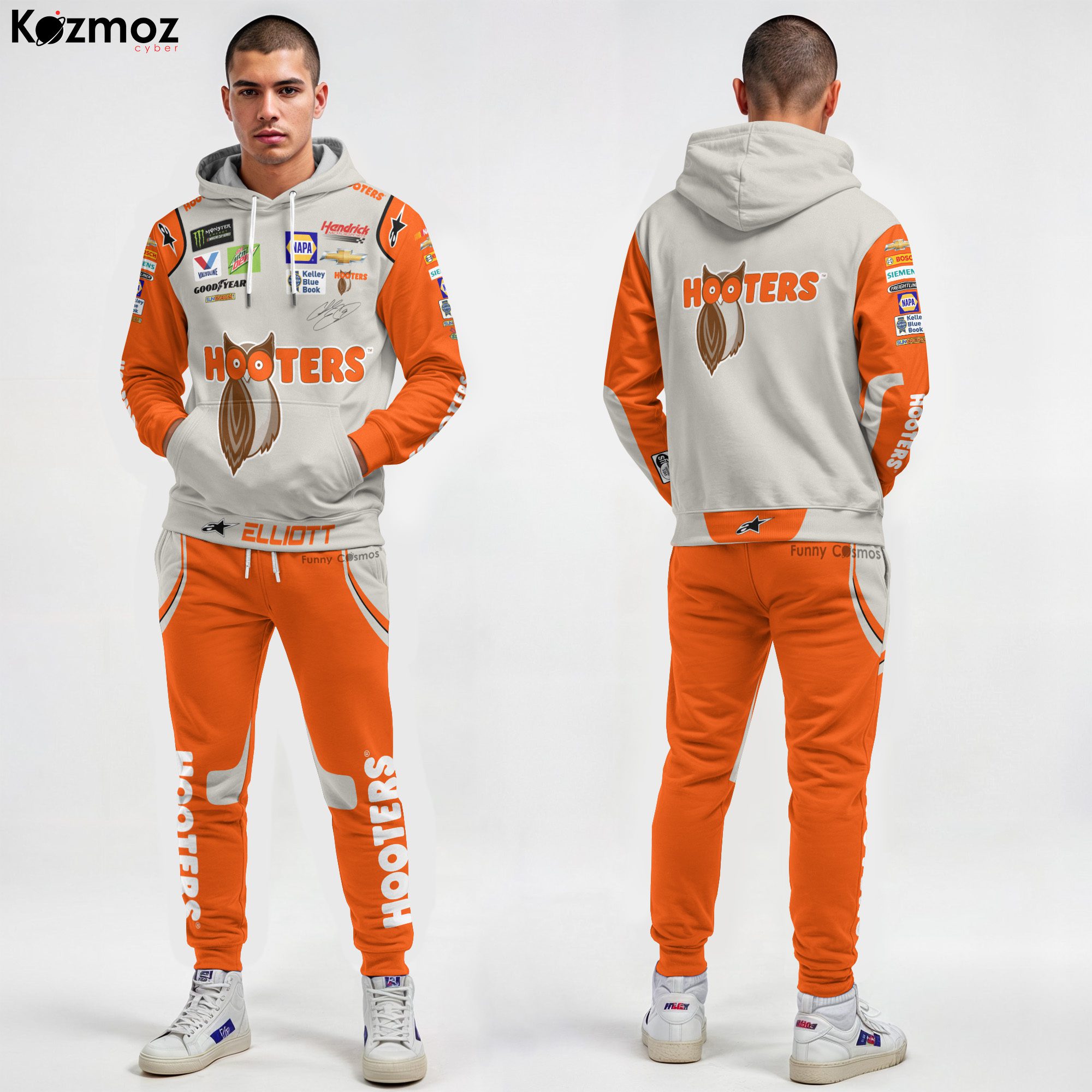 Chase Elliott Racing Firesuit Costume Hooters COA 2018 Collection ? Hendrick Motorsports NASCAR Racing Team Chase Elliott Racing Firesuit Costume Hooters COA 2018 Collection ? Hendrick Motorsports NASCAR Racing Team