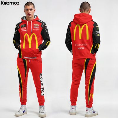 Kyle Larson Racing Firesuit Costume Signed McDonald's 2019 Collection - Hendrick Motorsports NASCAR Racing Team