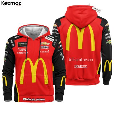Kyle Larson Racing Firesuit Costume Signed McDonald's 2019 Collection - Hendrick Motorsports NASCAR Racing Team
