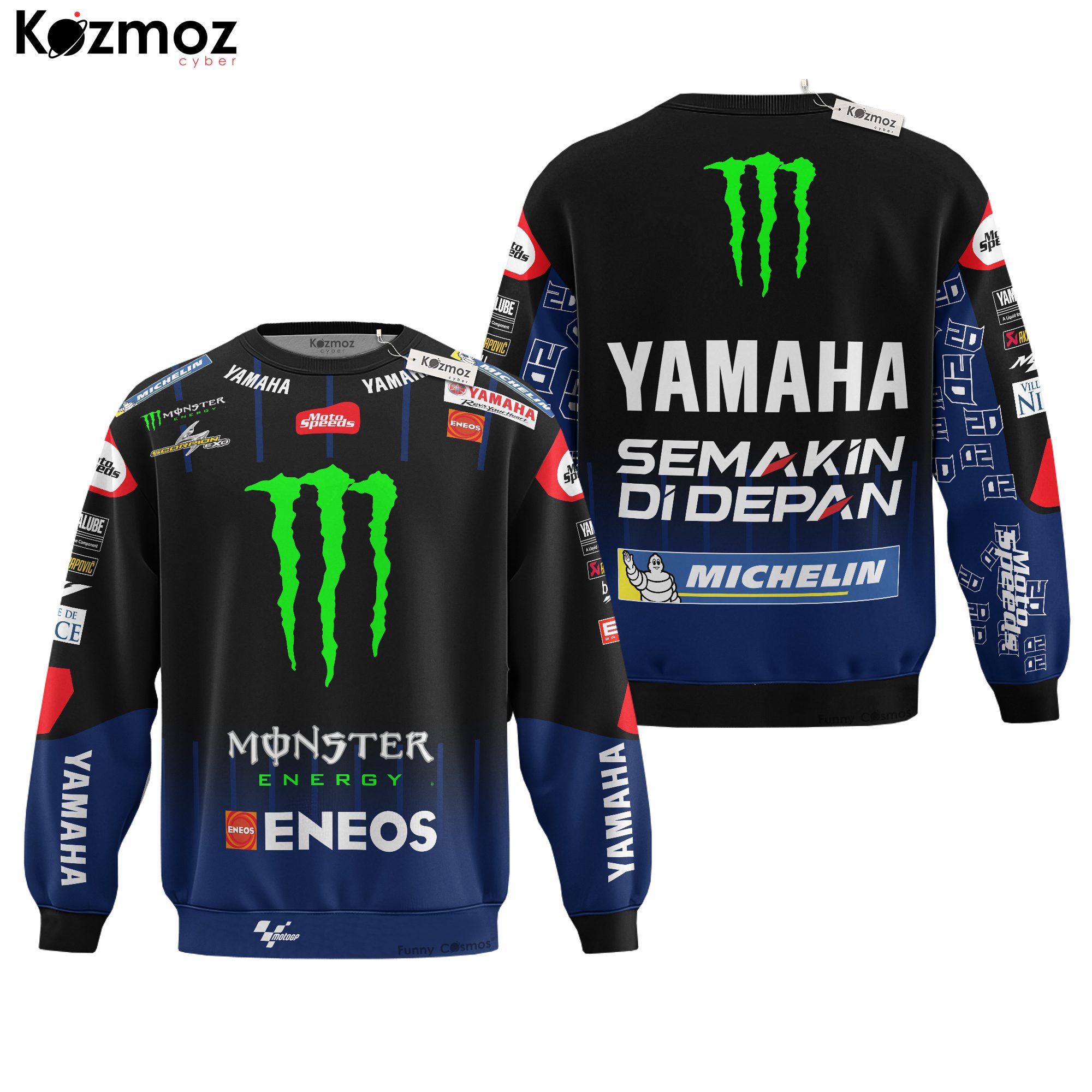 Fabio Quartararo Racing Costume Yamaha 2021 Collection - Monster Energy Yamaha MotoGP Racing Team Fabio Quartararo Racing Costume Yamaha 2021 Collection - Monster Energy Yamaha MotoGP Racing Team