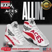 Las Vegas Aces All in Air Jordan 13 Sneakers Shoes