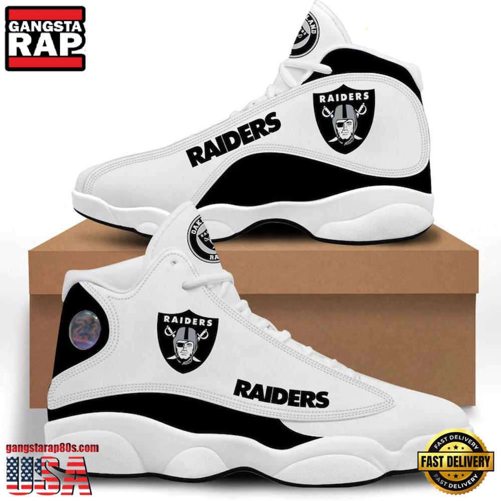 NFL Las Vegas Raiders Air Jordan 13 Shoes NFL Las Vegas Raiders Air Jordan 13 Shoes