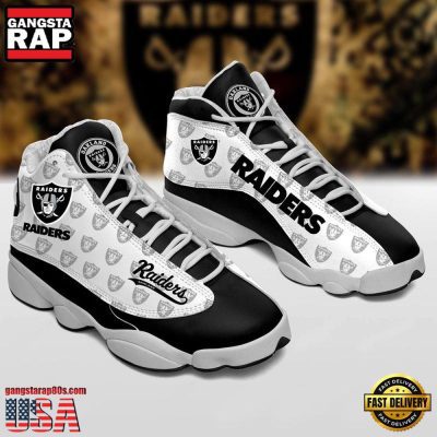 NFL Las Vegas Raiders Ver 1 Air Jordan 13 Sneaker