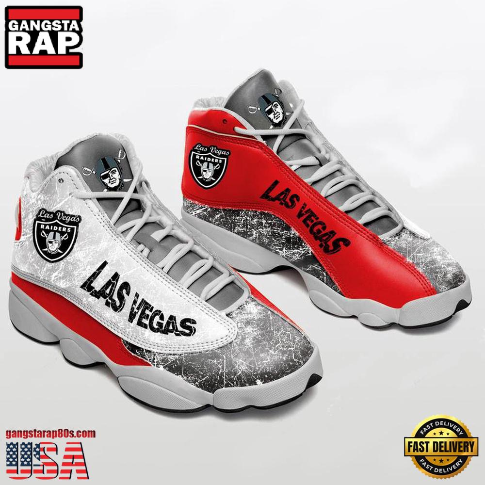 NFL Las Vegas Raiders Ver 3 Air Jordan 13 Sneaker NFL Las Vegas Raiders Ver 3 Air Jordan 13 Sneaker