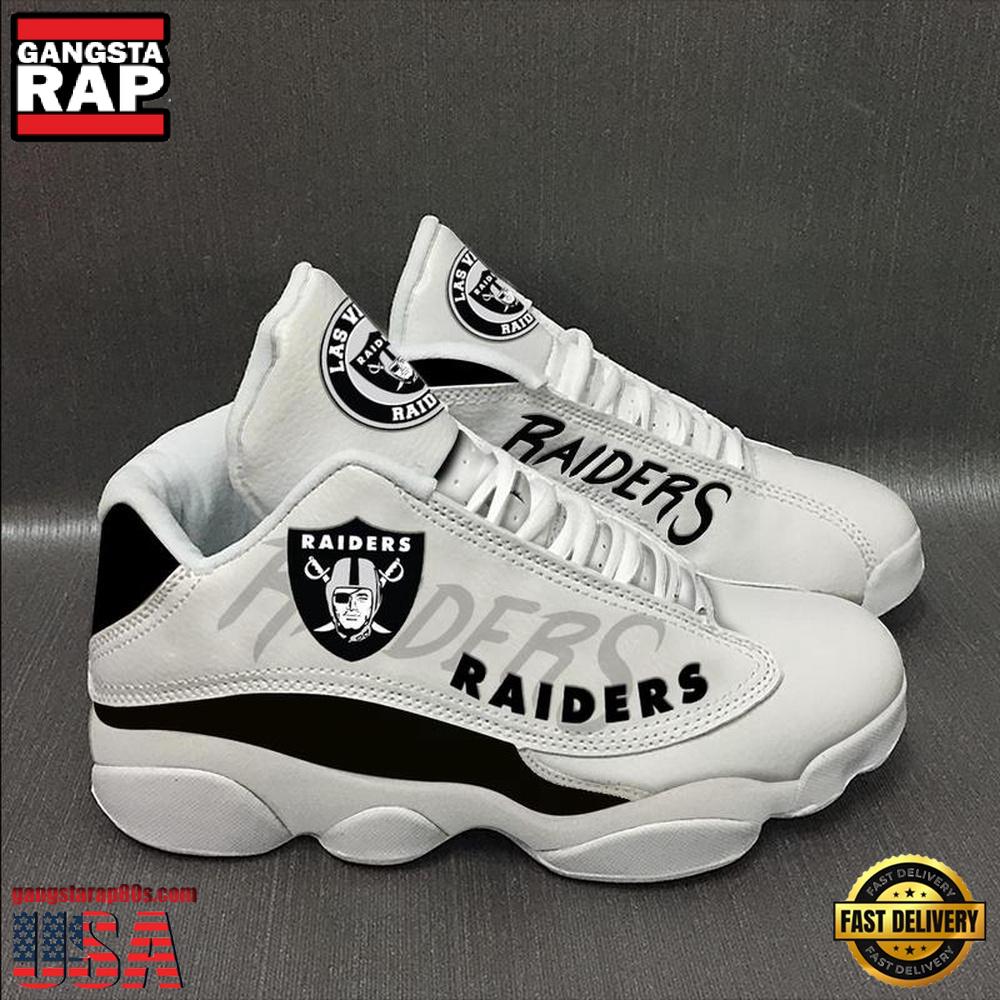 NFL Las Vegas Raiders Ver 4 Air Jordan 13 Sneaker NFL Las Vegas Raiders Ver 4 Air Jordan 13 Sneaker