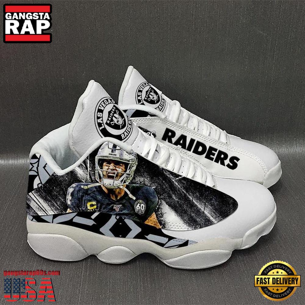 NFL Las Vegas Raiders Ver 5 Air Jordan 13 Sneaker NFL Las Vegas Raiders Ver 5 Air Jordan 13 Sneaker
