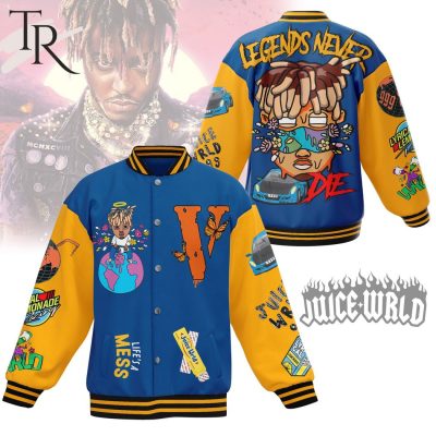 Legends Never Die Juice Wrld Baseball Jacket