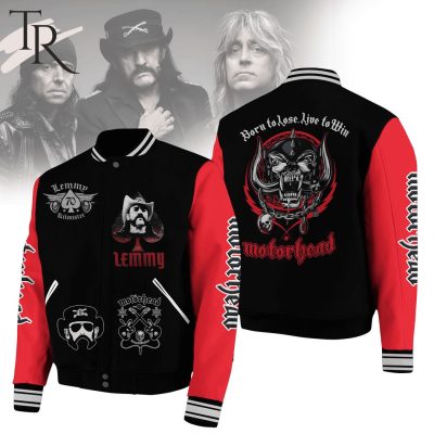 Lemmy Born To Lose Live To Win Motorhead Baseball Jacket