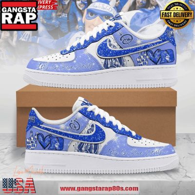 Let?s Go Duke Blue Devils Limited Edition Air Force 1 Running Sneakers Shoes
